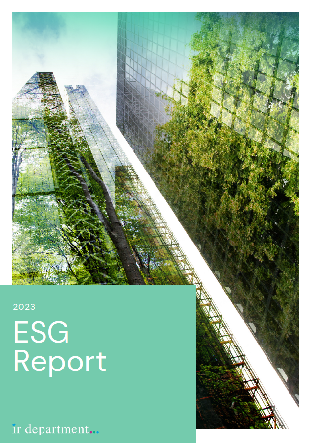 IRD ESG Report 2023 cover