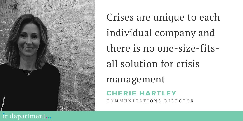 Cherie Hartley's ten steps to crisis communications